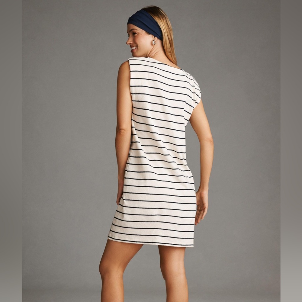 Anthropologie Daily Practice Striped Tunic Dress